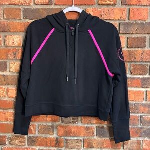 Calvin Klein womens performance workout sweatshirt black/pink S